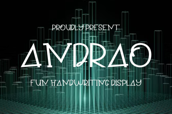Andrao: A Modern Display Font for Cool Designs