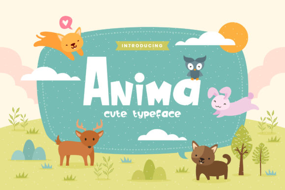 Anima: A Playful Display Font for Children's Projects