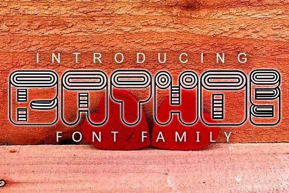 Bathos: Bold Display Font for Daring Designs