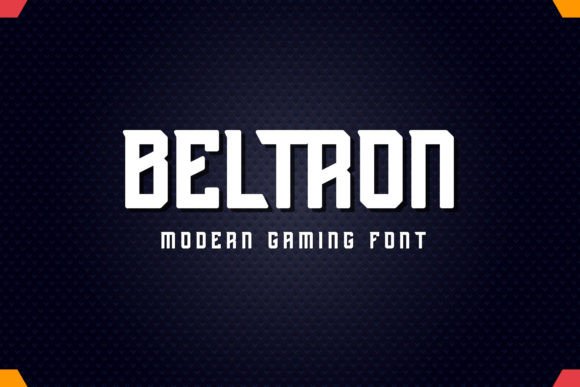 Beltron: A Modern Gaming Display Font for Bold Creations