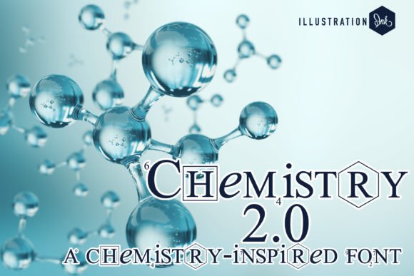 Chemistry 2.0: A Creative Serif Font for Science & School