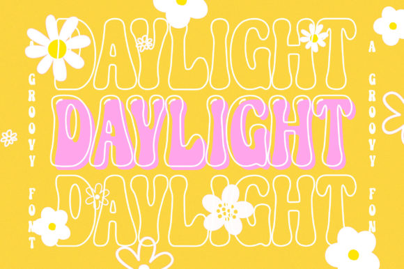 Daylight: A Fun and Groovy Display Typeface