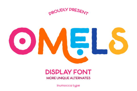 Discover Omels: A Display Font with Joyful Character and Dynamic Style