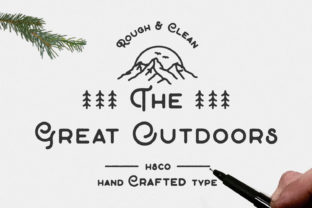 Discover The Great Outdoors: A Charming Display Font for Creatives