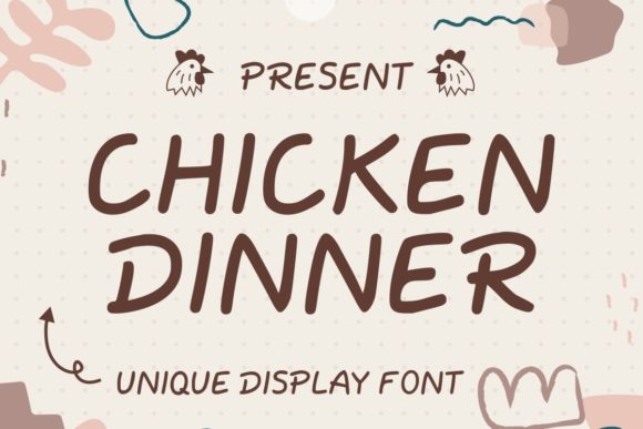 Discover the Playful Charm of the Chicken Dinner Font