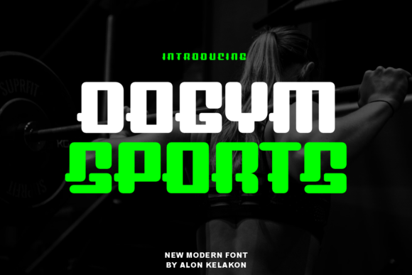 Dogym Sports: A Modern Display Font for Creative Projects