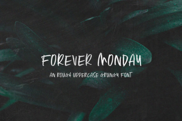 Forever Monday: A Display Font for Modern Elegance