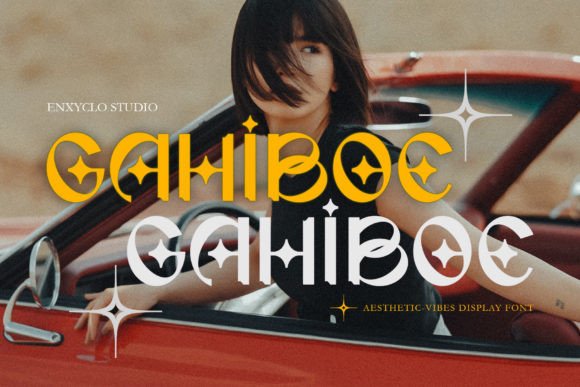 Gahiboe: The Aesthetic Display Font for Modern Design