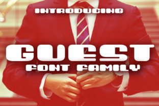 Guest: A Bold, Modern Display Typeface for Strong Branding