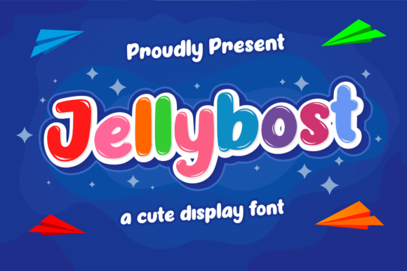 Jellybost: A Friendly Display Font for Modern Design