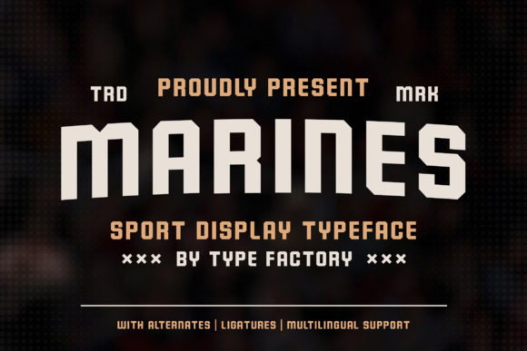 Marines: A Bold Typeface for Dynamic Branding