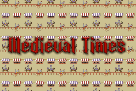 Medieval Times: A Bold Gothic Font for Your Creative Projects