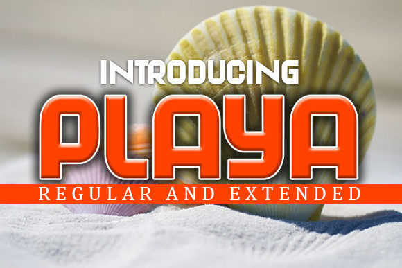 Playa: A Display Font for Bold, Natural Design