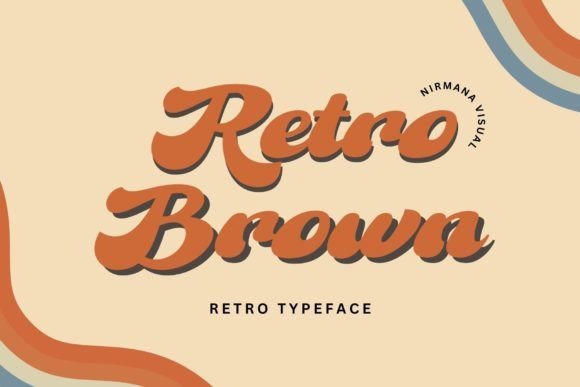 Retro Brown: A Cool 70s-Inspired Display Typeface