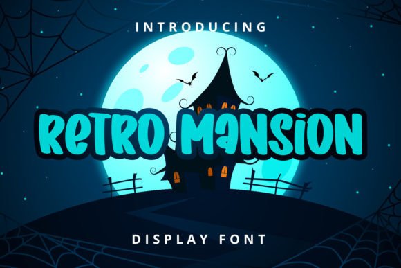 Retro Mansion: A Playful Display Font for Modern Designs
