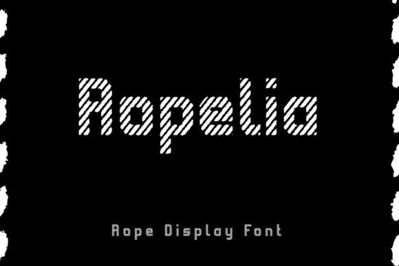 Ropelia: A Modern Display Font for Creative Projects