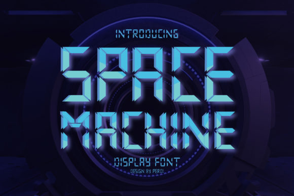 Space Machine: A Bold Display Font for Modern Projects