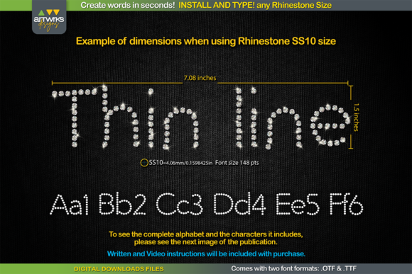 Thin Line: A Cool and Fun Display Font